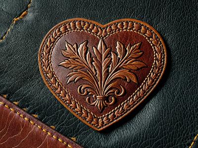 Custom leather patches and professional shoe repair work