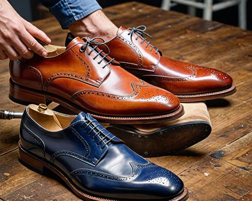 Final finishing and polishing of restored shoes